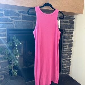 Target Bright Pink Midi Dress